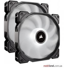 Corsair AF140 LED High Air Flow Fan Twin Pack White (CO-9050088-WW)