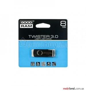 GOODRAM 8 GB Twister USB 3.0 PD8GH3GRTSKR9