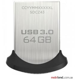 SanDisk 64 GB USB 3.0 Ultra Fit (SDCZ43-064G-GAM46)