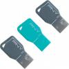 PNY 8 GB Key Attache Triple Pack (FDU8GBKEYCOLX3-EF)