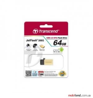 Transcend 64 GB JetFlash 380 Gold TS64GJF380G