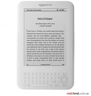 Amazon Kindle 3 Wi-Fi 3G White