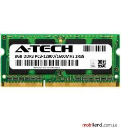 A-Tech 8 GB SO-DIMM DDR3 1600 MHz (AT8G1D3S1600ND8N15V)