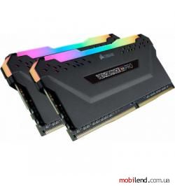 Corsair 32 GB (2x16GB) DDR4 3000 MHz Vengeance RGB Pro Black (CMW32GX4M2C3000C15)