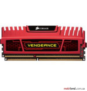Corsair Vengeance Red 2x4GB DDR3 PC3-12800 KIT (CMZ8GX3M2A1600C8R)