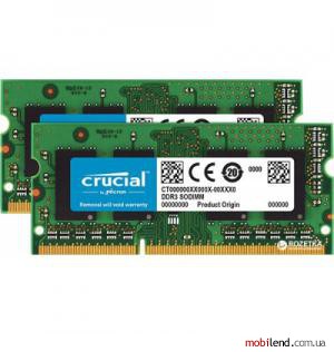 Crucial 8 GB (2x4GB) SO-DIMM DDR3L 1600 MHz (CT2KIT51264BF160BJ)