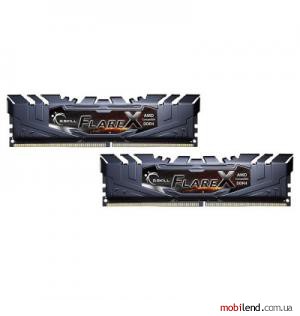 G.Skill 16 GB (2x8GB) DDR4 2133 MHz Flare X Black (F4-2133C15D-16GFX)