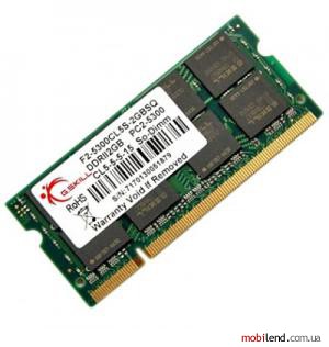 G.Skill 2 GB SO-DIMM DDR2 667 MHz (F2-5300CL5S-2GBSQ)