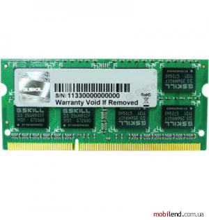 G.Skill 8 GB SO-DIMM DDR3 1600 MHz (F3-1600C11S-8GSL)