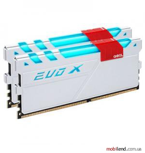 Geil 16 GB (2x8GB) DDR4 3000 MHz EVO X Frost White (GEXW416GB3000C15ADC)