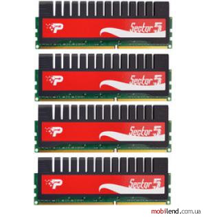 Patriot Gamer Sector 5 4x2GB KIT DDR3 PC3-10600 (PGV38G1333ELQK)