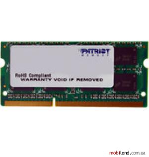 Patriot Signature 4GB DDR3 SO-DIMM PC3-10600 (PSD34G13332S)