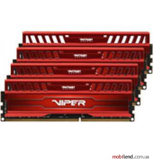 Patriot Viper 3 Venom Red 4x8GB KIT DDR3 PC3-17000 (PV332G213C1QKRD)
