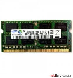 Samsung 4 GB SO-DIMM DDR3 1600 MHz (M471B5273EBO-YKO)