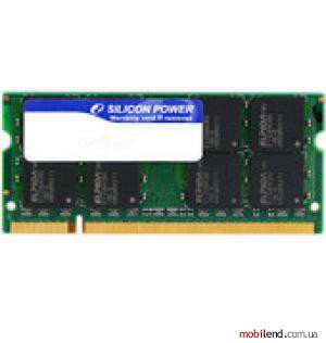 Silicon-Power 1GB SO-DIMM DDR2 PC2-5300 (SP001GBSRU667O02)