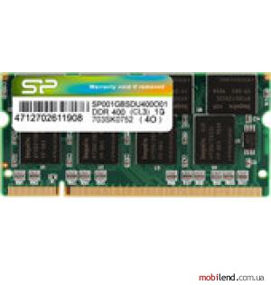Silicon-Power 1GB SO-DIMM DDR PC-3200 (SP001GBSDU400O02)