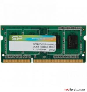 Silicon Power 2 GB DDR3 1600 MHz (SP002GBSTU160W02)
