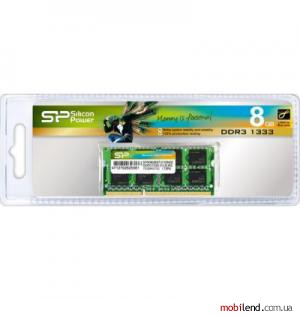 Silicon Power 8 GB SO-DIMM DDR3 1333 MHz (SP008GBSTU133N02)