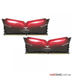 TEAM 16 GB (2x8GB) DDR4 3200 MHz T-Force Night Hawk Red LED (THRD416G3200HC16CDC01)