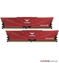 TEAM 16 GB (2x8GB) DDR4 3200 MHz T-Force Vulcan Z Red (TLZRD416G3200HC16CDC01)