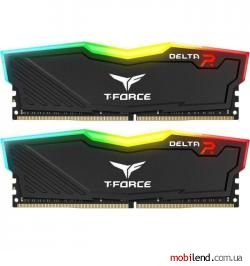 TEAM 32 GB (2x16GB) DDR4 3200 MHz Delta RGB Black (TF3D432G3200HC16FDC01)