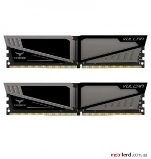 TEAM 8 GB (2x4GB) DDR4 2400 MHz T-Force Vulcan Gray (TLGD48G2400HC14DC01)