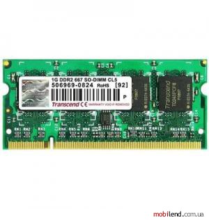 Transcend 1 GB SO-DIMM DDR2 667 MHz (JM667QSU-1G)