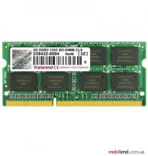 Transcend 1 GB SO-DIMM DDR3 1333 MHz (JM1333KSU-1G)