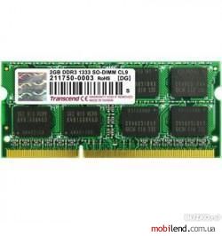 Transcend 4 GB SO-DIMM DDR3 1333 MHz (TS512MSK64V3N-I)