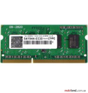 Transcend JetRam 1GB SO-DIMM DDR3 PC3-10600 (JM1333KSU-1G)