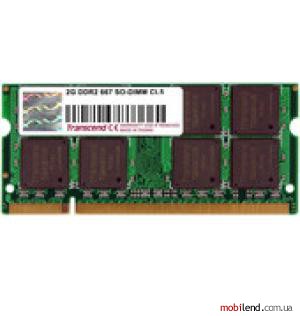 Transcend JetRam 2GB DDR2 SO-DIMM PC2-5300 (JM667QSU-2G)