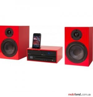 Pro-Ject Set Micro HiFi System Black with Red speakers