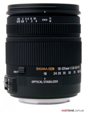 Sigma AF 18-125mm f/3.8-5.6 DC OS HSM Canon EF-S