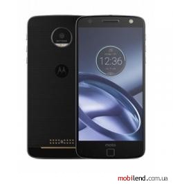 Motorola Moto Z Force (Black with Lunar Grey trim, Black front lens)