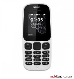 Nokia 105 Dual Sim New White