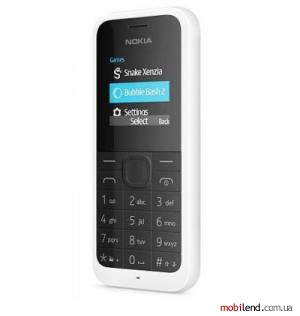 Nokia 105 Dual White