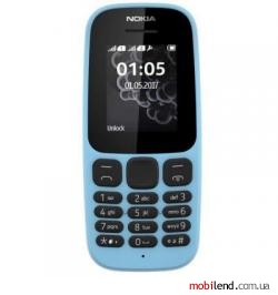 Nokia 105 Single Sim New Blue