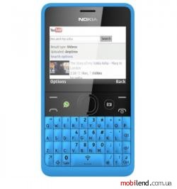 Nokia Asha 210 (Cyan)