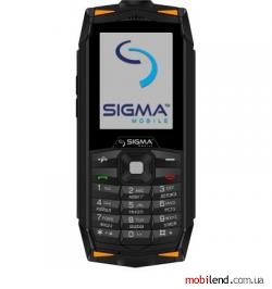 Sigma mobile X-treme DR68 Black/orange