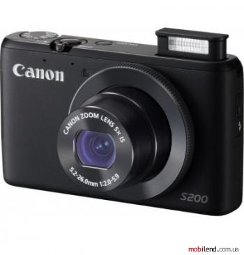Canon PowerShot S200 IS Black