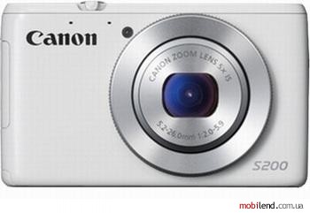 Canon PowerShot S200 IS White
