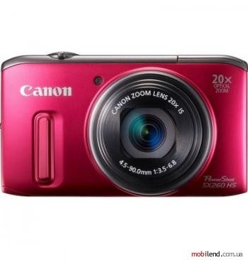 Canon PowerShot SX260 HS Red