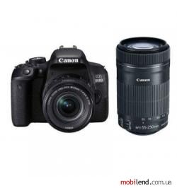 Canon EOS 800D kit (18-55mm  55-250mm) IS STM
