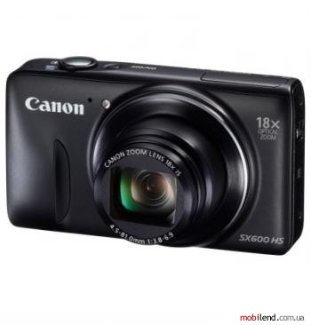 Canon PowerShot SX600 HS Black Travel Kit