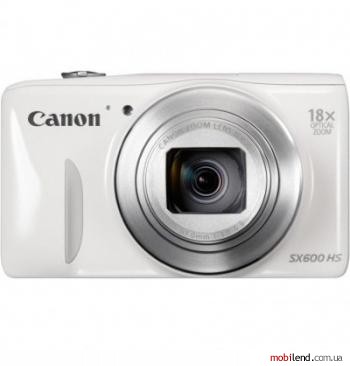 Canon PowerShot SX600 HS White Travel Kit