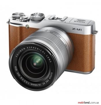Fujifilm X-M1 kit (16-50mm 27mm) Brown
