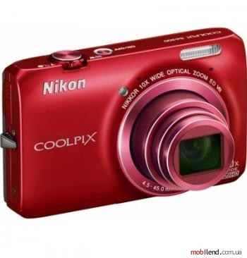 Nikon Coolpix S6300 Red