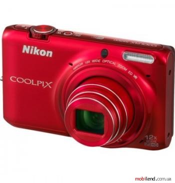 Nikon Coolpix S6500 Red