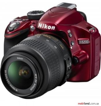 Nikon D3200 kit (18-55mm VR II) Red
