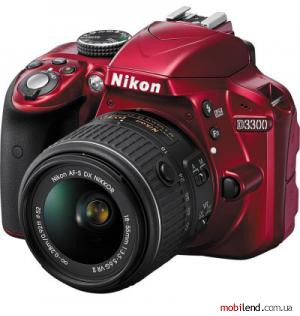 Nikon D3300 kit (18-55mm VR II) Red